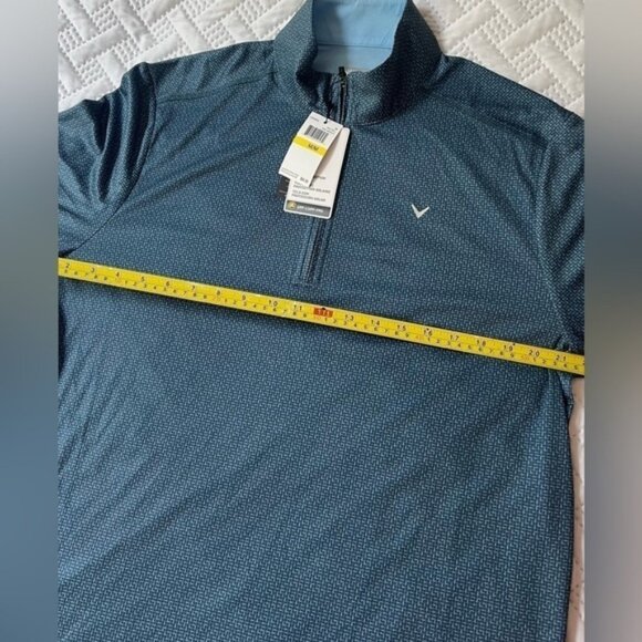 CALLAWAY NEW With Tags Opti-Dry Lightweight 1/4 Zip Long Sleeved Golf Shirt - Picture 10 of 11